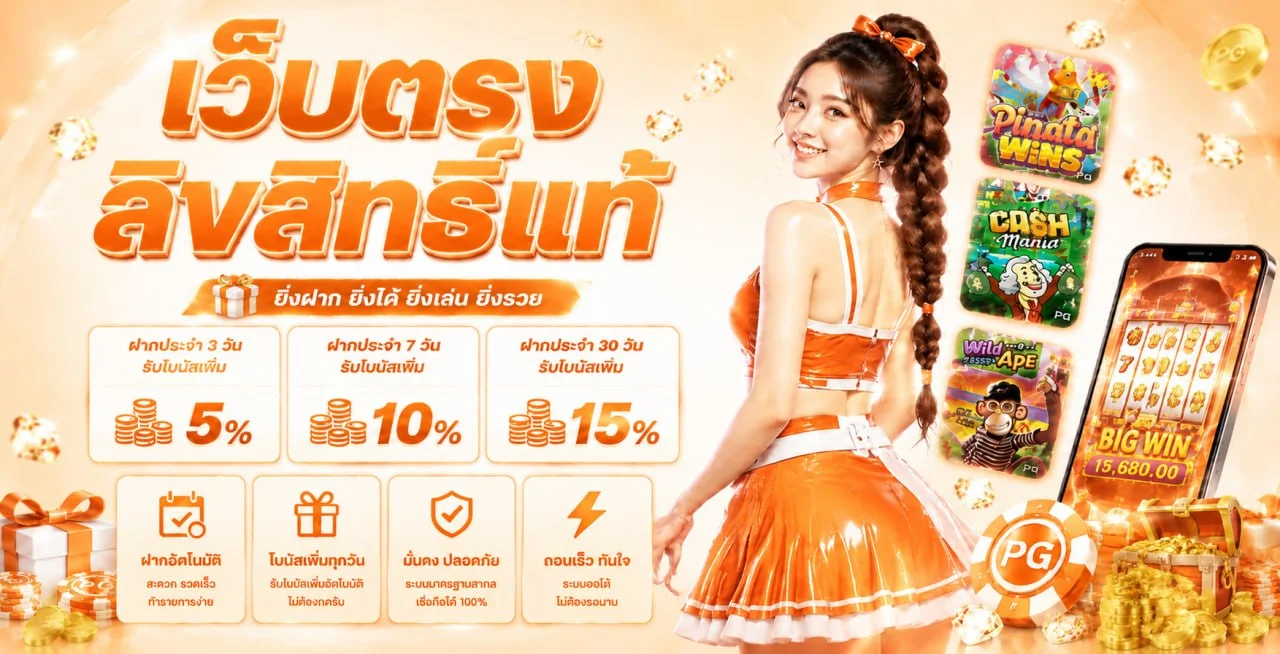 PlaySlotGames คาสิโนออนไลน์ ฝากถอนออโต้ โปรโมชั่นล่าสุด